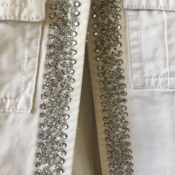 Crystal beaded military jacket J.Crew - Picture 3 of 7